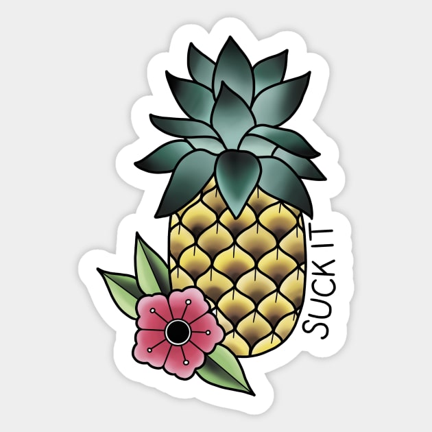 Suck It Sticker by Amandahinrichs